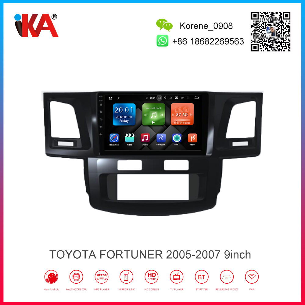 Toyota Fortuner 2005-2007 9inch
